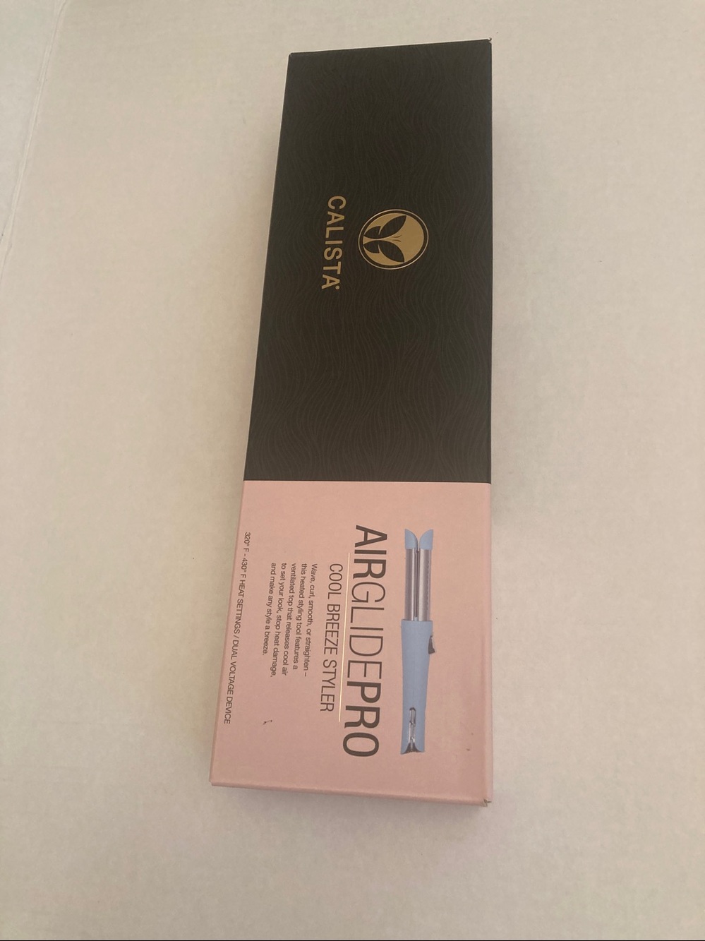 Calista Airgliderpro Cool Breeze  Curling Iron Styler with 4 Heat Settings